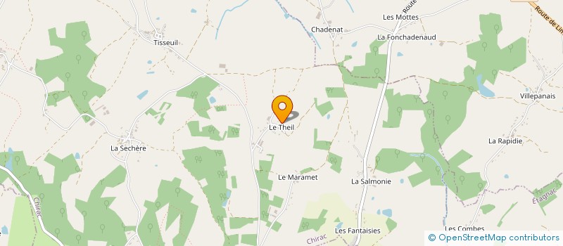 localisation de l'entreprise DAM à CHIRAC