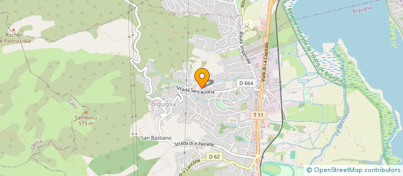 localisation de l'entreprise DAM à BIGUGLIA