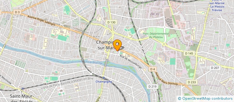localisation de l'entreprise DAM CONFORT ET SERVICES à CHAMPIGNY-SUR-MARNE