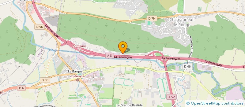 localisation de l'entreprise DAM CONSTRUCTIONS  CHATEAUNEUF-LE-ROUGE