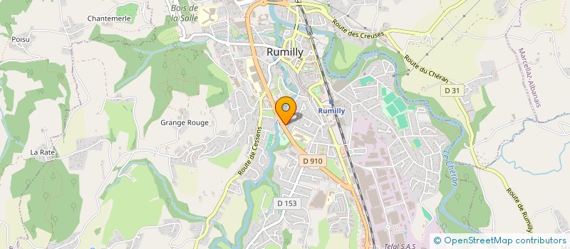 localisation de l'entreprise DAM'ELEC  RUMILLY