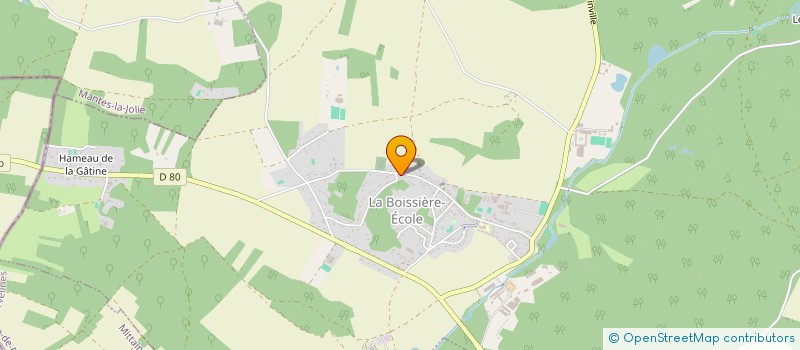 localisation de l'entreprise DAM GLASS  LA BOISSIERE-ECOLE