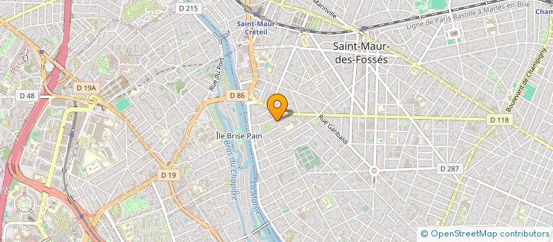 localisation de l'entreprise DAM HOLDING  SAINT-MAUR-DES-FOSSES