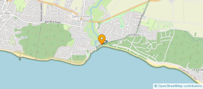localisation de l'entreprise DAM IMMOBILIER à LONGEVILLE-SUR-MER