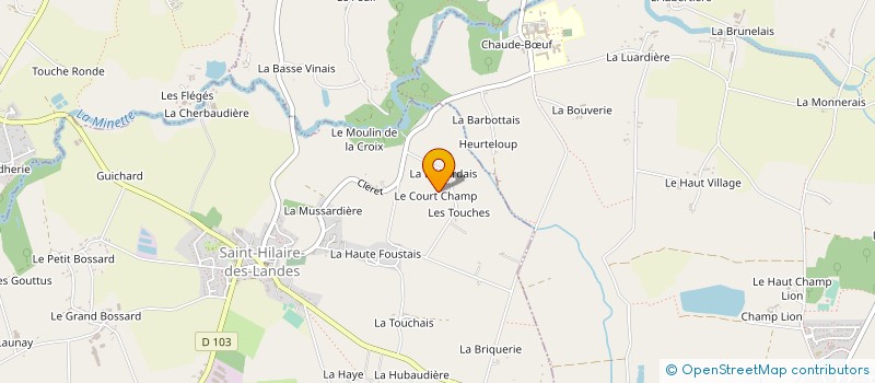 localisation de l'entreprise DAM'LO  SAINT-HILAIRE-DES-LANDES