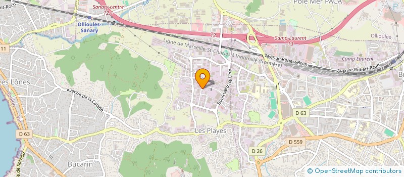 localisation de l'entreprise DAM MARINE à SIX-FOURS-LES-PLAGES