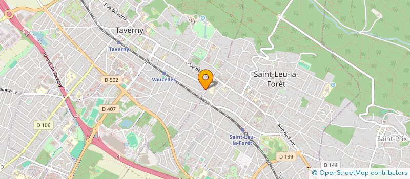 localisation de l'entreprise DAM' OUEST  TAVERNY