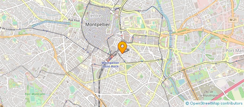 localisation de l'entreprise DAM SARL à MONTPELLIER