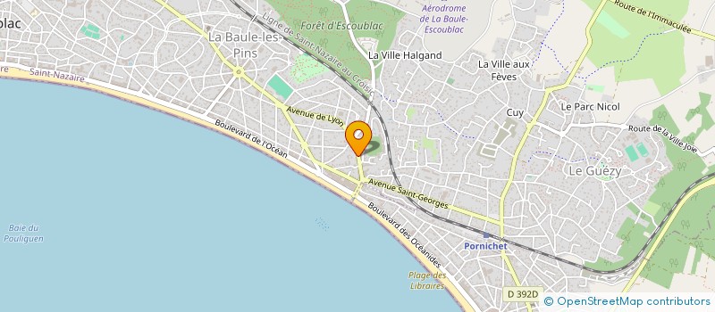 localisation de l'entreprise DAM'STUDIO POWER  LA BAULE-ESCOUBLAC