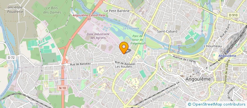 localisation de l'entreprise DAMA à ANGOULEME