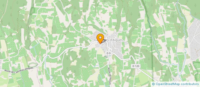 localisation de l'entreprise DAMA  CABRIERES D'AIGUES