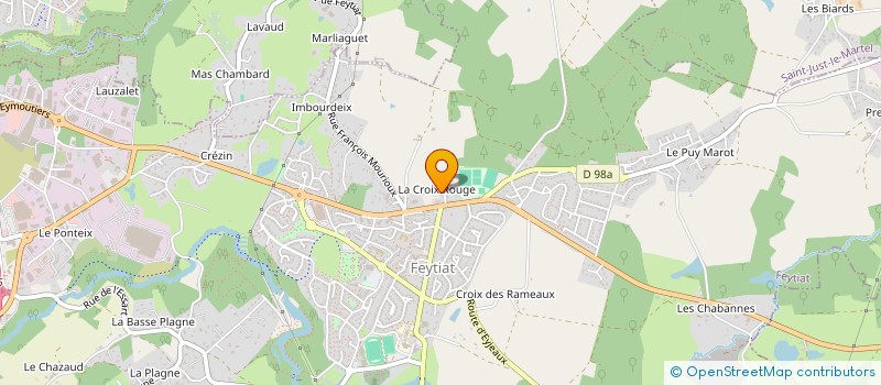 localisation de l'entreprise DAMA à FEYTIAT