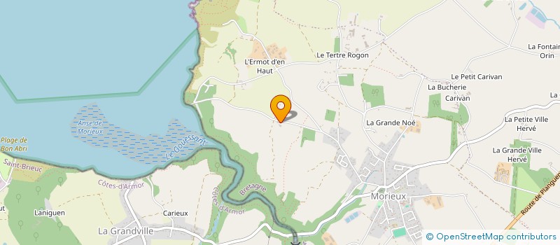 localisation de l'entreprise DAMA  LAMBALLE-ARMOR