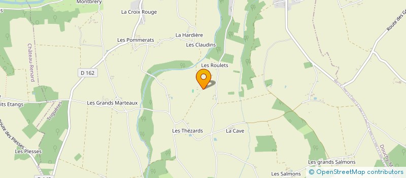 localisation de l'entreprise DAMA à TRIGUERES