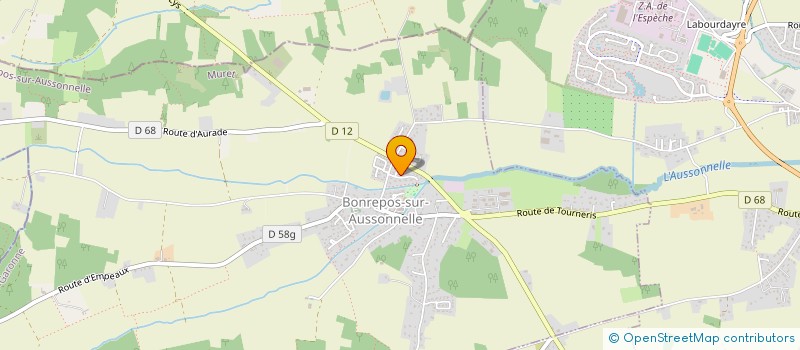 localisation de l'entreprise DAMA ROMA  BONREPOS-SUR-AUSSONNELLE