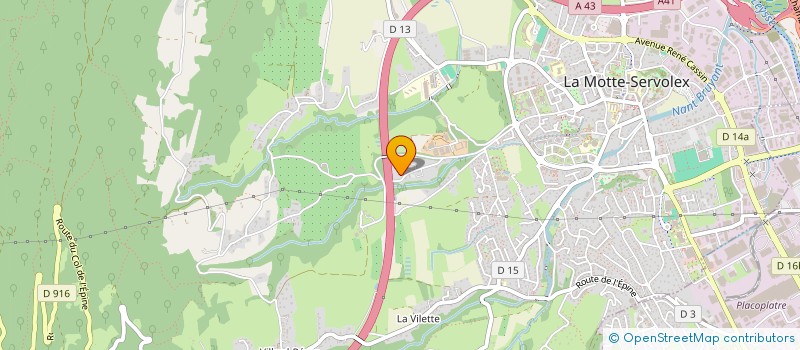 localisation de l'entreprise DAMA STUDIO  LA MOTTE-SERVOLEX
