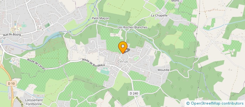 localisation de l'entreprise DAMA TP à CENAC