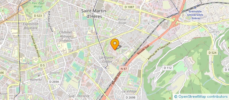 localisation de l'entreprise DAMAC à SAINT-MARTIN-D'HERES