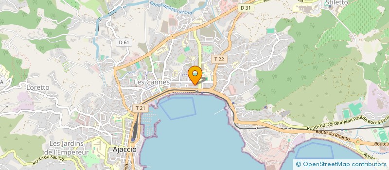 localisation de l'entreprise DAMAC CONSTRUCTIONS à AJACCIO