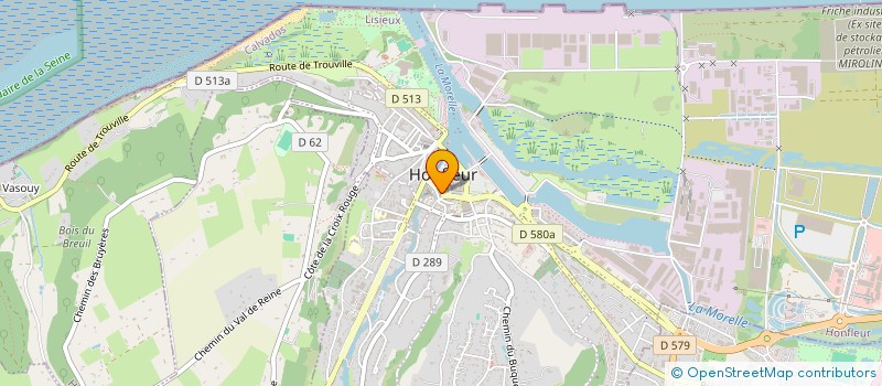 localisation de l'entreprise DAMACA à HONFLEUR