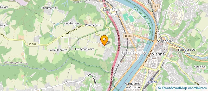 localisation de l'entreprise DAMACHRIS  SAINTE-COLOMBE