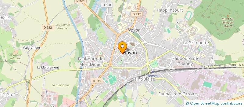 localisation de l'entreprise DAMAD ET CIE  NOYON