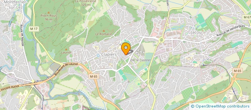 localisation de l'entreprise DAMAI CONSEIL à CLAPIERS