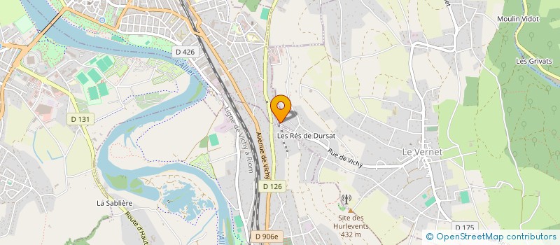 localisation de l'entreprise DAMAJOSA  LE VERNET