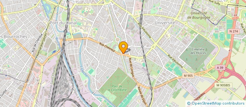localisation de l'entreprise DAMALAU à DIJON