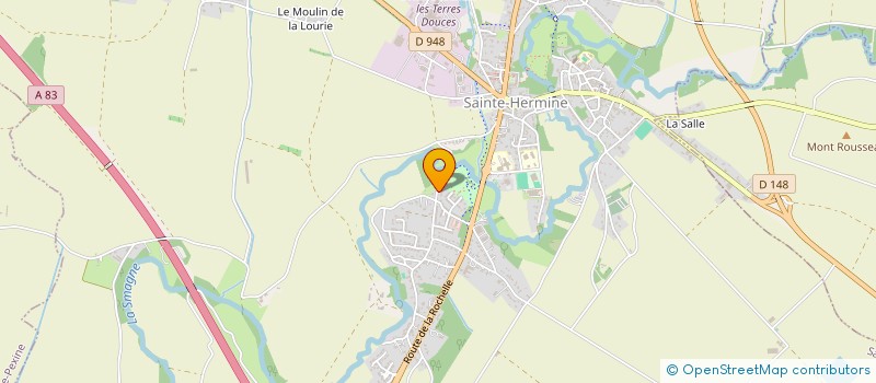 localisation de l'entreprise DAMALOC à SAINTE-HERMINE