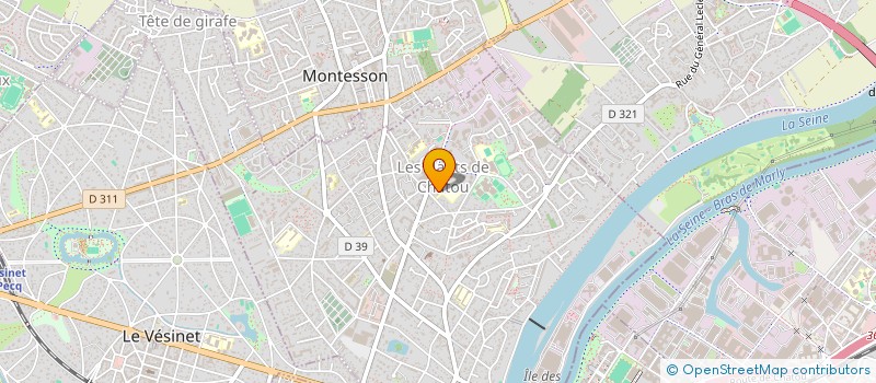 localisation de l'entreprise DAMALOMI  CHATOU