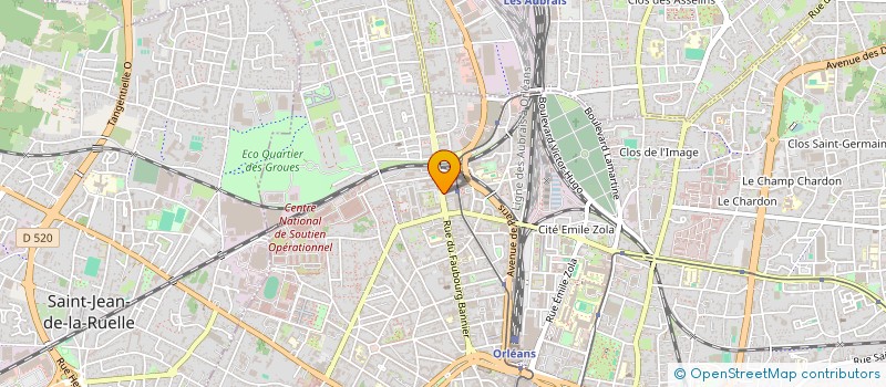 localisation de l'entreprise DAMAM à ORLEANS