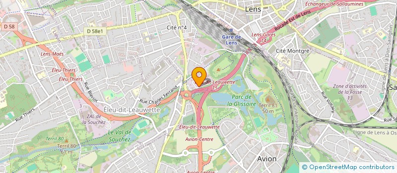 localisation de l'entreprise DAMANA  LENS