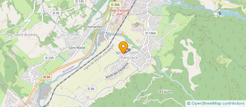 localisation de l'entreprise DAMANA  VILLAR-SAINT-PANCRACE