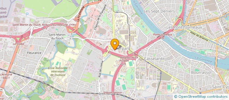 localisation de l'entreprise DAMANI à TOULOUSE