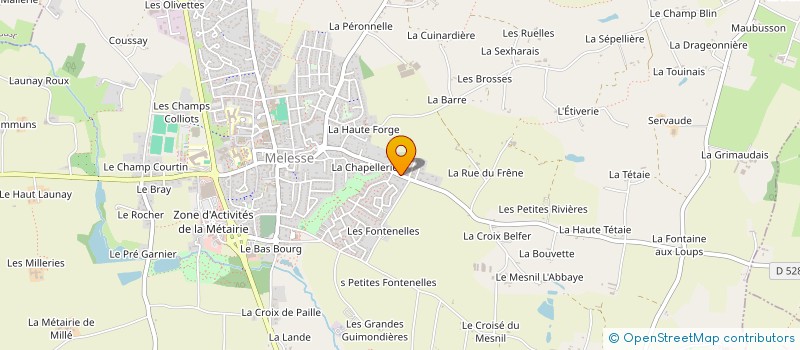 localisation de l'entreprise DAMANTHIS  MELESSE