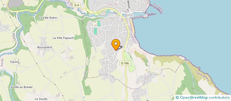 localisation de l'entreprise DAMAPA  BINIC-ETABLES-SUR-MER