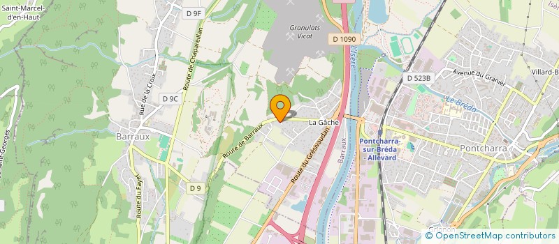 localisation de l'entreprise DAMAR  BARRAUX