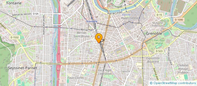 localisation de l'entreprise DAMAR IMMO  GRENOBLE