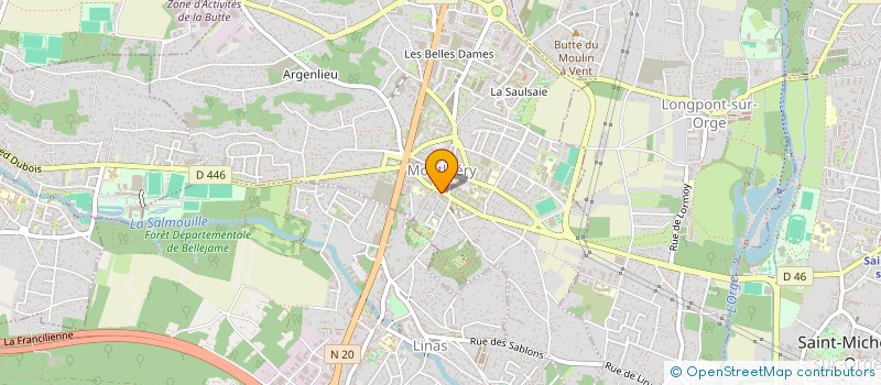 localisation de l'entreprise DAMARIDIS à MONTLHERY
