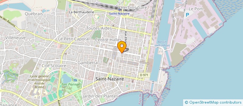 localisation de l'entreprise DAMARIE à SAINT-NAZAIRE