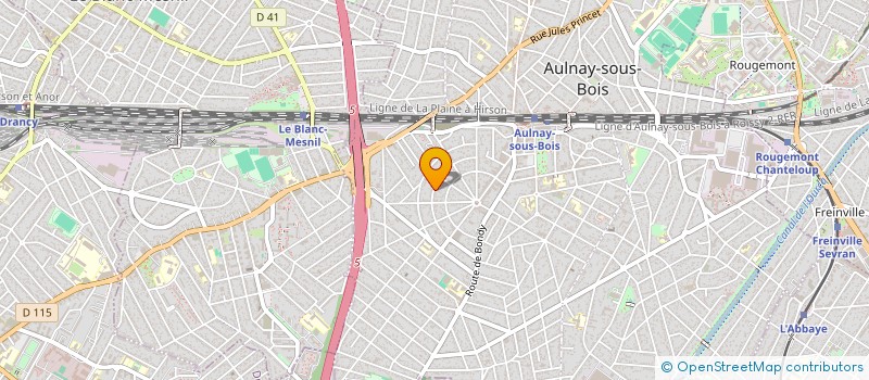 localisation de l'entreprise DAMARK AMENAGEMENTS à AULNAY-SOUS-BOIS