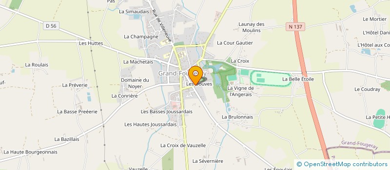 localisation de l'entreprise DAMARO  GRAND-FOUGERAY