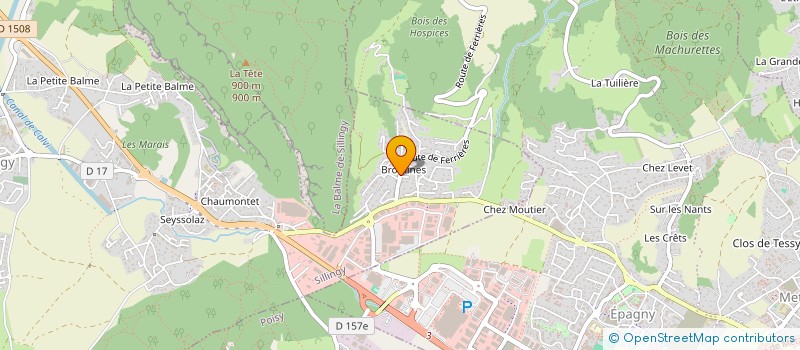 localisation de l'entreprise DAMAROU  SILLINGY