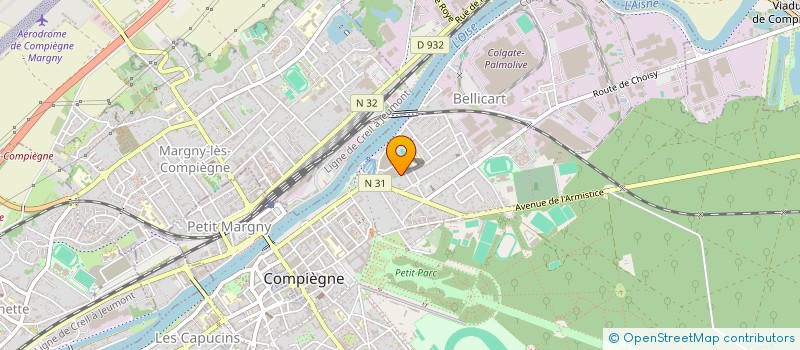 localisation de l'entreprise DAMARYC  COMPIEGNE