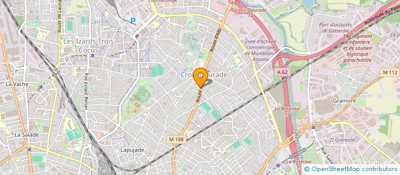 localisation de l'entreprise DAMASE FAJADET  TOULOUSE