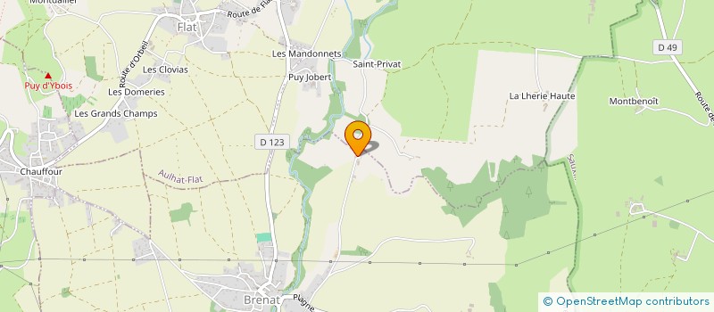 localisation de l'entreprise DAMASOC  BRENAT