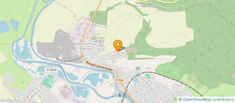localisation de l'entreprise DAMATH  BELLEVILLE-SUR-MEUSE