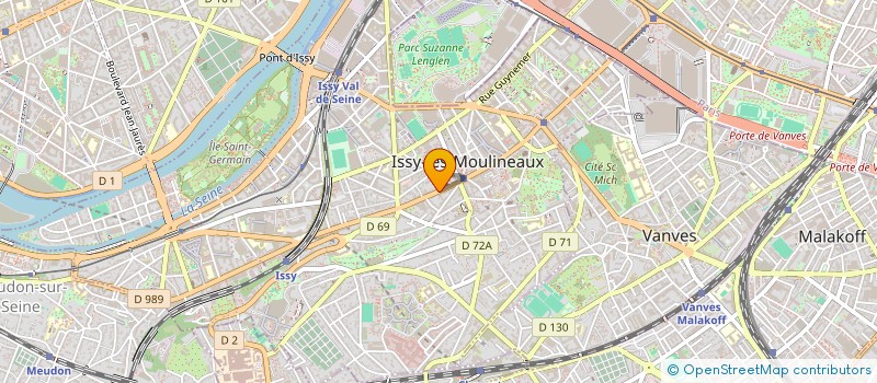 localisation de l'entreprise DAMATHA à ISSY-LES-MOULINEAUX