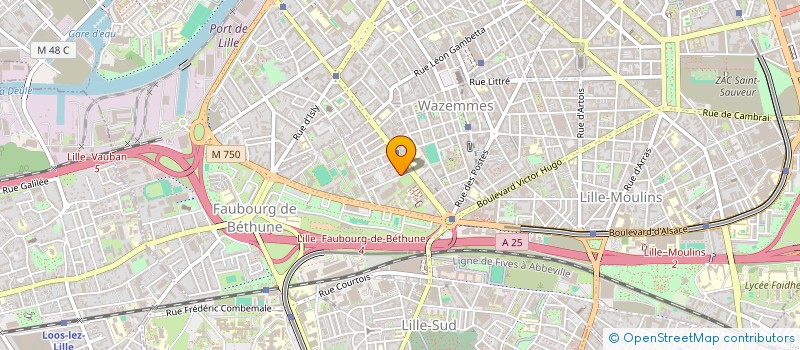 localisation de l'entreprise DAMATISO  LILLE